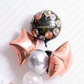 Congrats Celebration Confetti Foil Balloon 18" (45cmD)