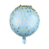 It's A Boy Confetti Foil Balloon 18"