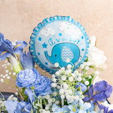 It's A Boy Elephant Foil Balloon