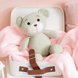 Teddy Bear Chuck Knitted Plush Soft Toy