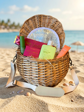Summer Christmas Beach Basket with Pamper Gifts for Her