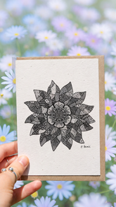 Sunflowers Plantable Seed Card – They Face Each Other