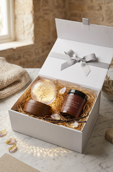 Sympathy Gift Box with Musical Dandelion Dome & Soy Candle
