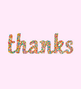 Freckle Word - Thanks I Freckleberry