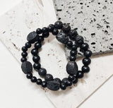 S.H.E Jewellery Wooden Elastic Bracelet