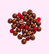 Milk chocolate coated raspberries, Father's Day Sweet Treats Gift Box