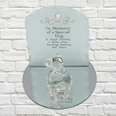 Memorial Plaque In Memory of a Special Dog 7cm x 9cm