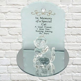 Memorial Plaque In Memory of a Special Cat 7cm x 9cm