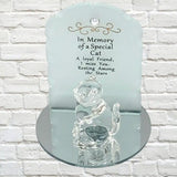 Memorial Plaque In Memory of a Special Cat 7cm x 9cm