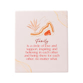 Desert Dune Family Verse Ceramic Plaque