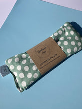 Green Spots Lupin Eye Pillow
