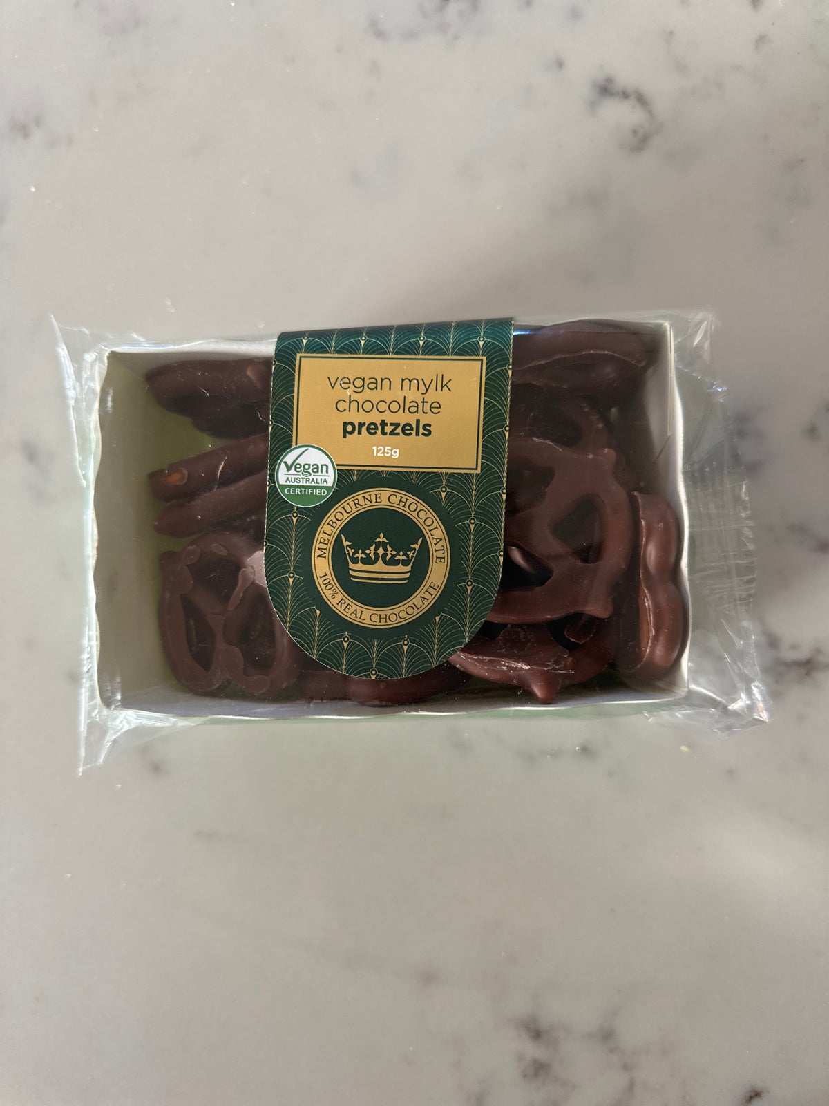 Premium VEGAN  Mylk Chocolate Covered Pretzels