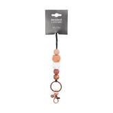 Teacher Latte Beaded Lanyard