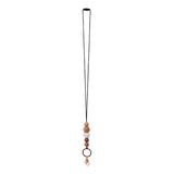 Teacher Latte Beaded Lanyard