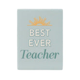 Best Teacher Ceramic Magnet