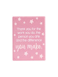 Teacher Difference Ceramic Magnet