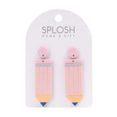 Splosh Pencil Earrings – Teacher Gift Earrings