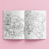 Kaleidoscope Christmas Down Under Colouring Book with Holographic Stickers