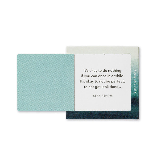 THOUGHTFULLS POP-OPEN CARDS – EMBRACE CALM
