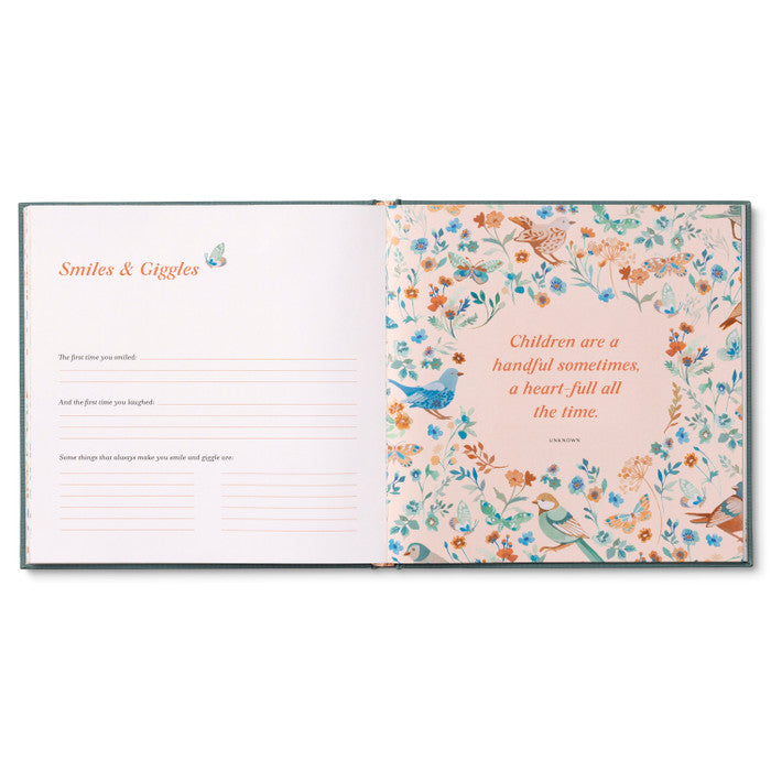 Baby Keepsake Memory Book | First-Year Milestones & Memories