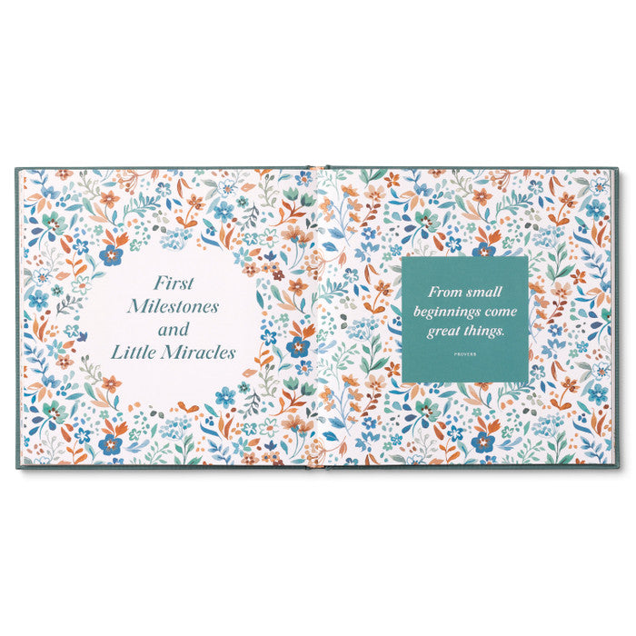 Baby Keepsake Memory Book | First-Year Milestones & Memories
