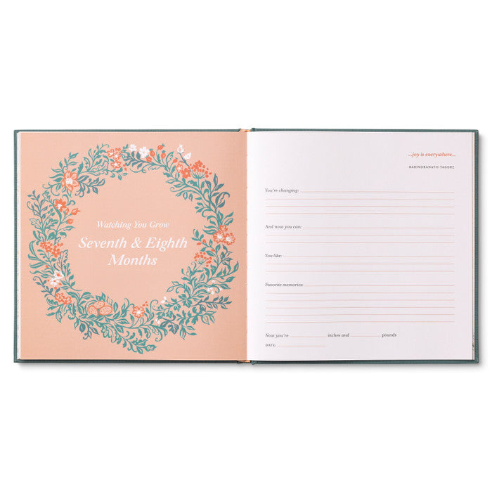 Baby Keepsake Memory Book | First-Year Milestones & Memories