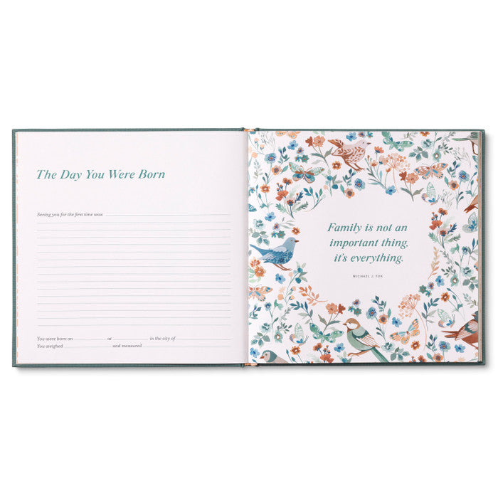 Baby Keepsake Memory Book | First-Year Milestones & Memories