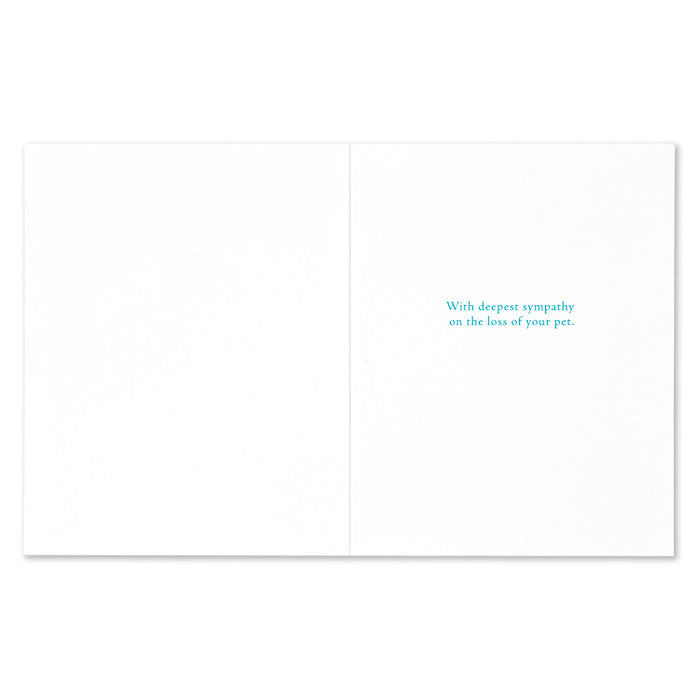 PET SYMPATHY CARD – MAY TENDER MEMORIES SOFTEN YOUR GRIEF