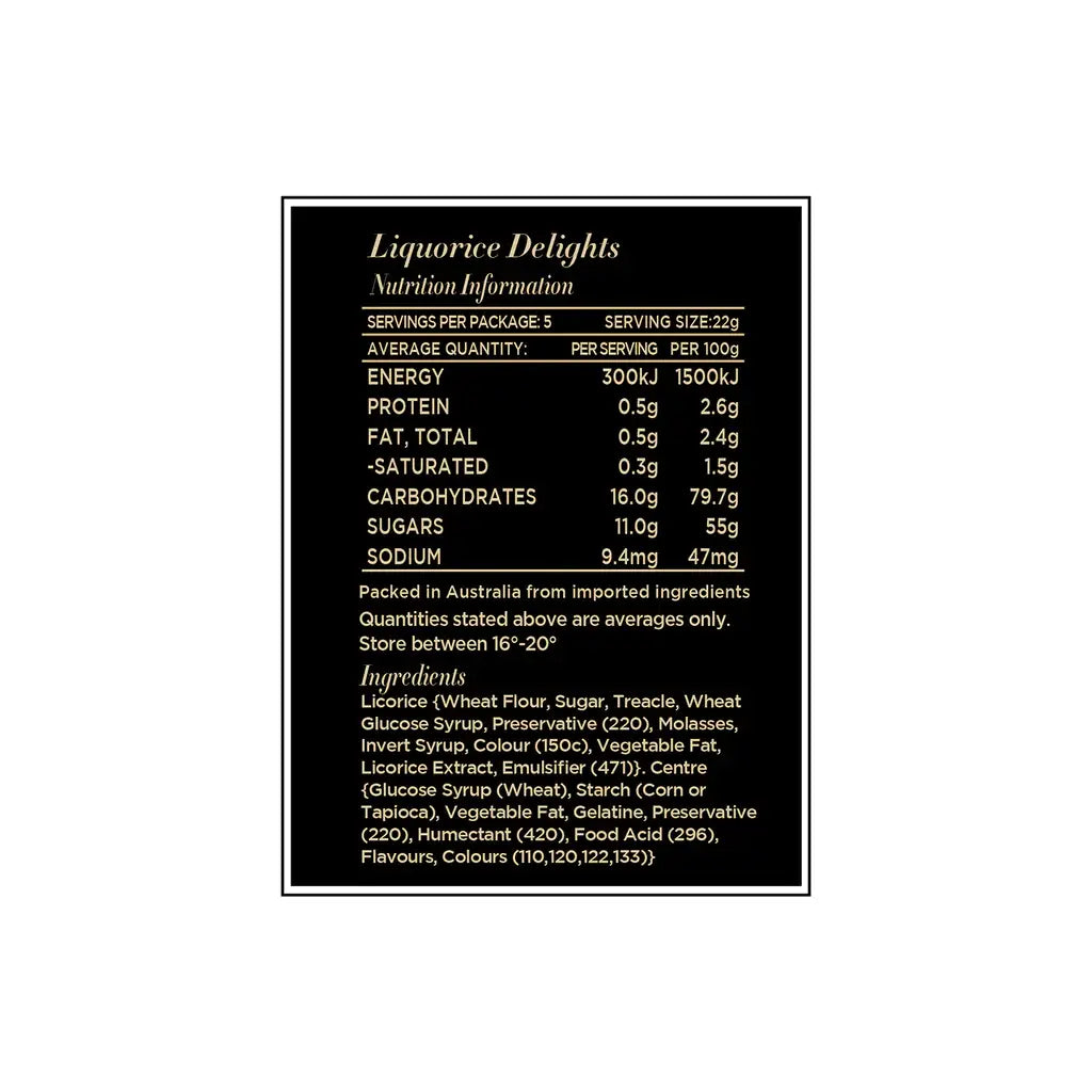 Small - Liquorice Delights 100g