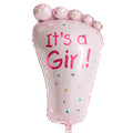 Foil Balloon Baby Girl Foot (45cmx78cmH) Pink