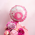 It's A Girl Elephant Foil Balloon