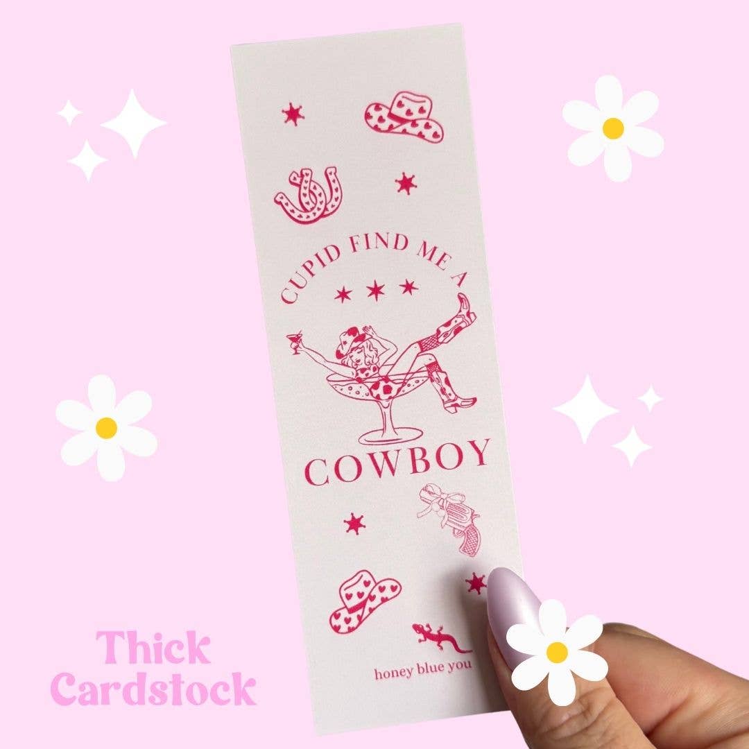 Cupid Find Me A Cowboy Book Mark (