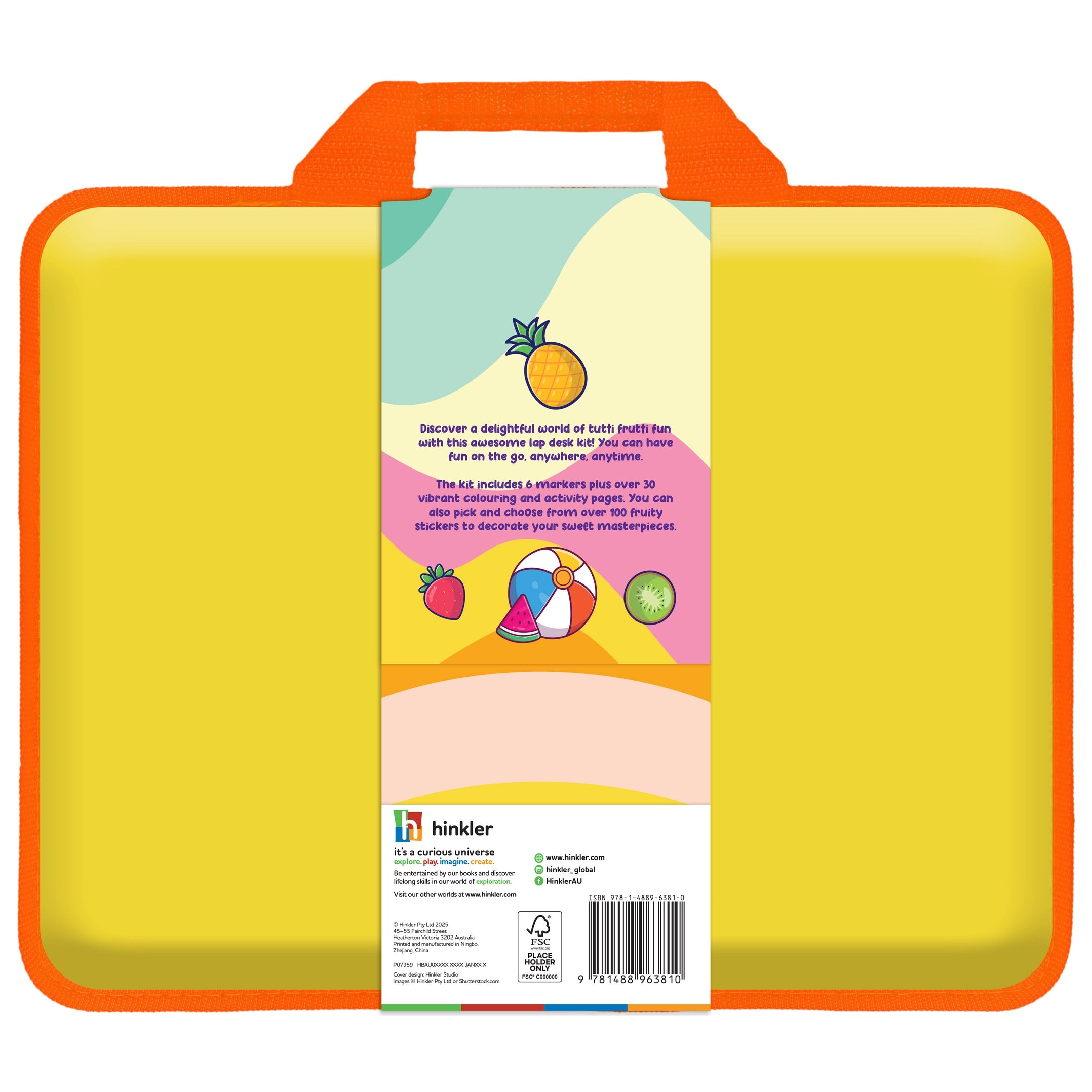 Tutti Frutti Colouring & Activity Set with Lap Desk
