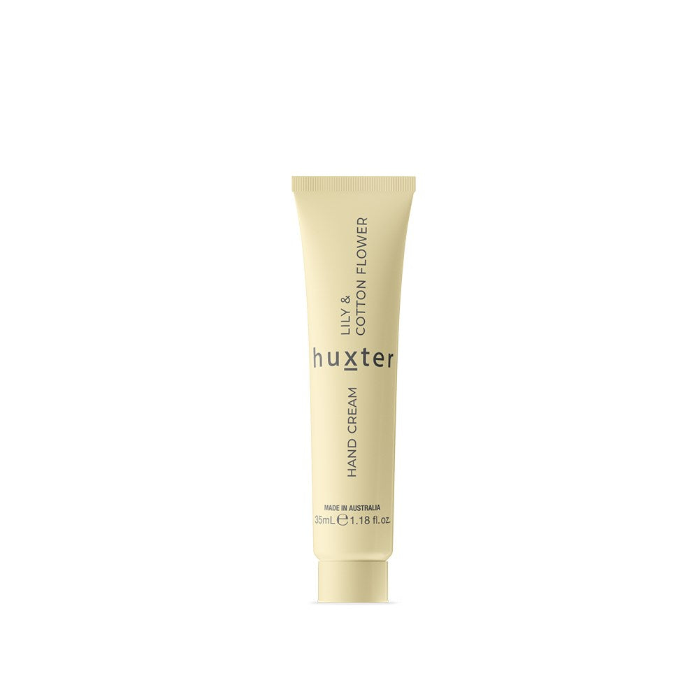 Huxter Hand Cream 35ml Boxed - Yellow - Lily & Cotton Flower