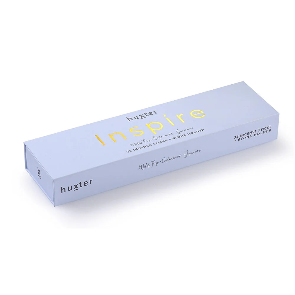 Huxter Incense Sticks  & Stone Holder -35 Pack