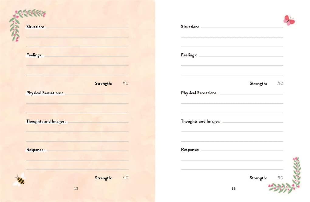 Your Anxiety Journal self-reflection page