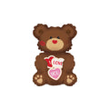 Foil Balloon I Love You Cookie Bear (7.75