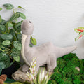 Bash Brontosaurus Dinosaur Plush Toy Grey