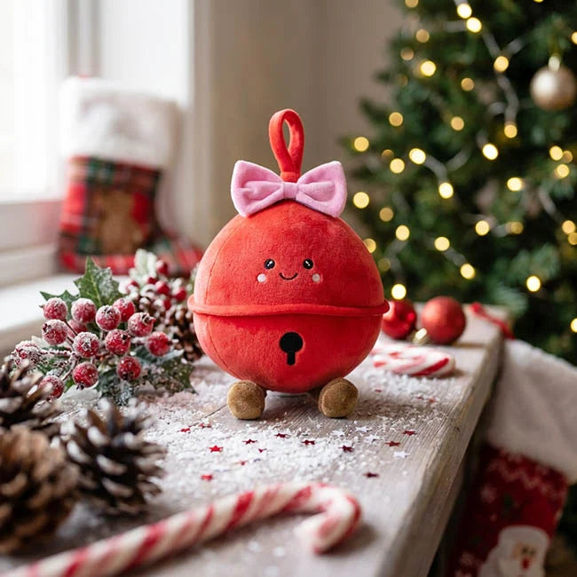 Kids Christmas Lolly Gift Box | Jingle Bell Plush & Sweets Hamper