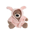 Teddy Bear Myles w Bathrobe Pink (25cmST)