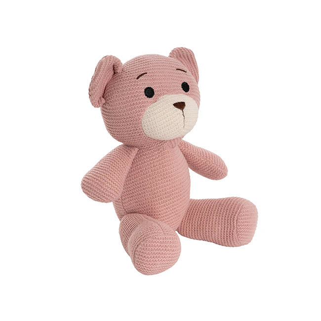 Teddy Bear Chuck Knitted Plush Soft Toy