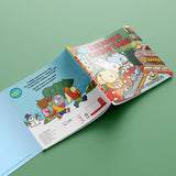 Sunny Vibes Christmas Colouring Book with 20 Removable Pictures