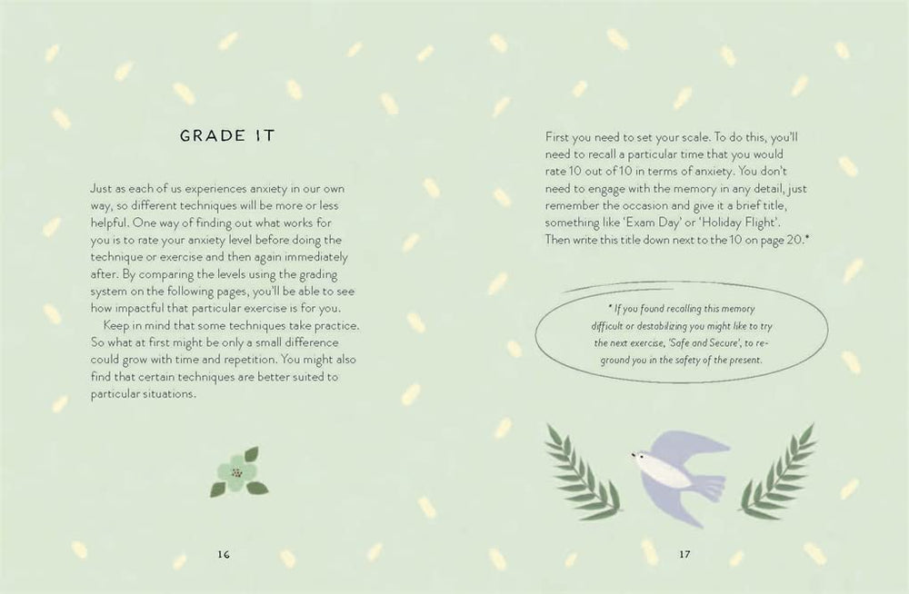 Your Anxiety Journal interior page detail