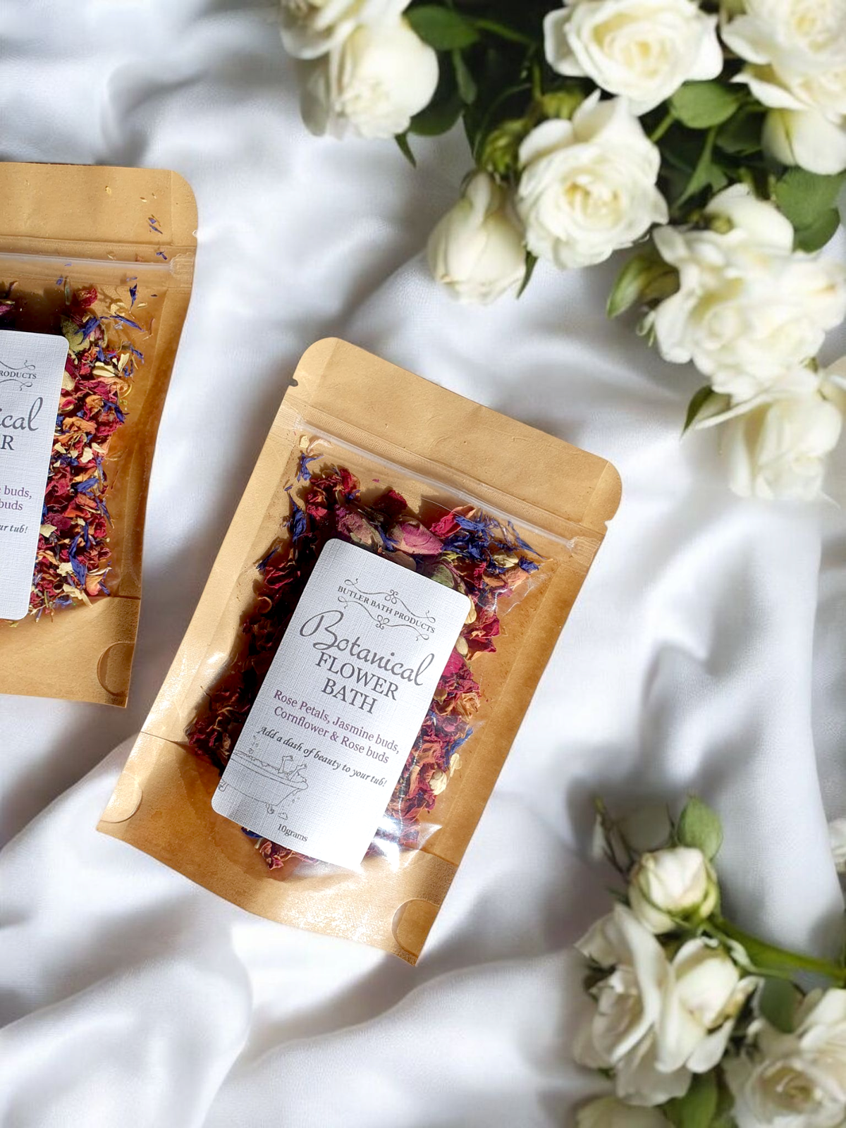 Botanical flower bath