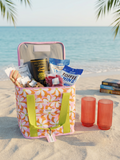Sunny Days Summer Snack Hamper with Cooler Bag, Tumblers & Treats