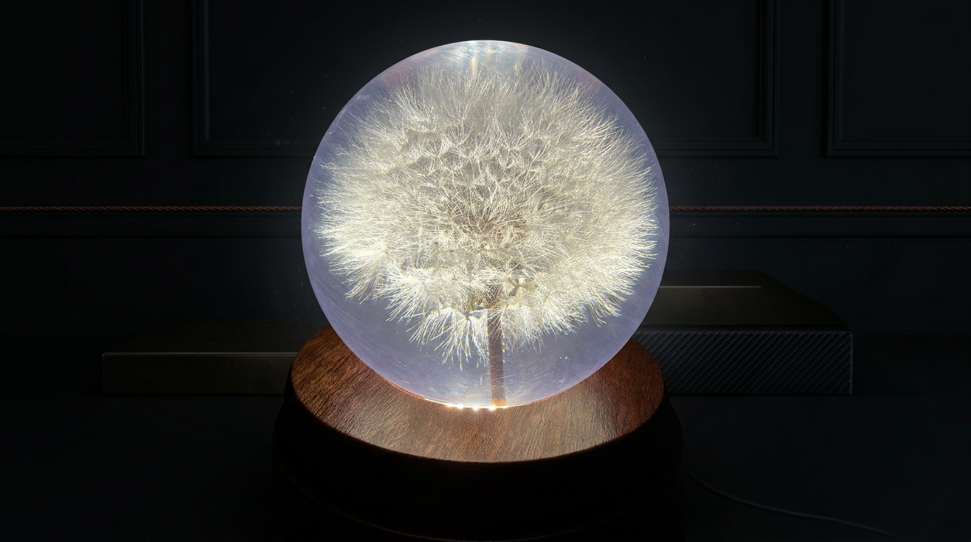 Dandelion seeds packet included in memorial gift set