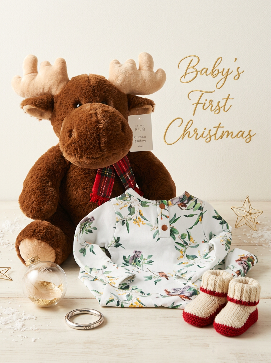 Baby's First Christmas Gift Box | Moose & Aussie Outfit