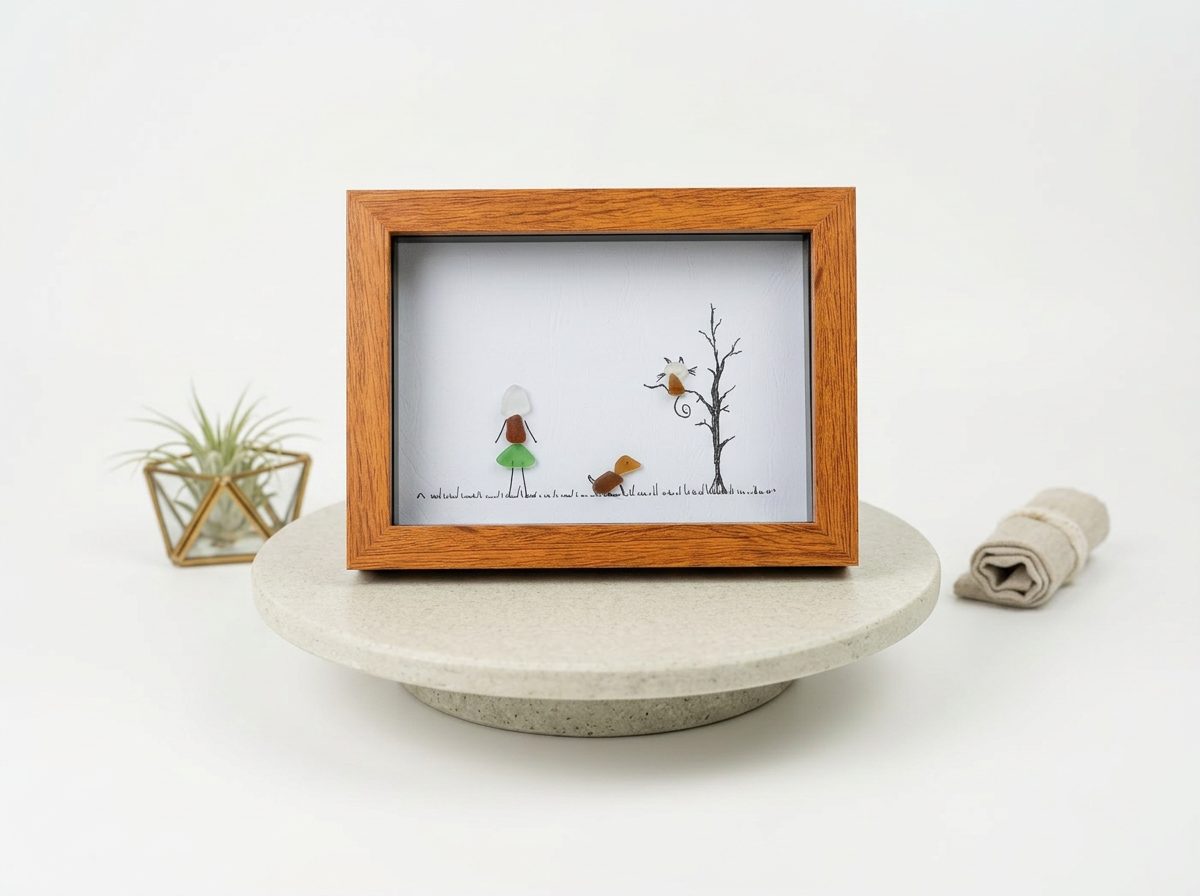 Sea Glass Art Framed Boxes