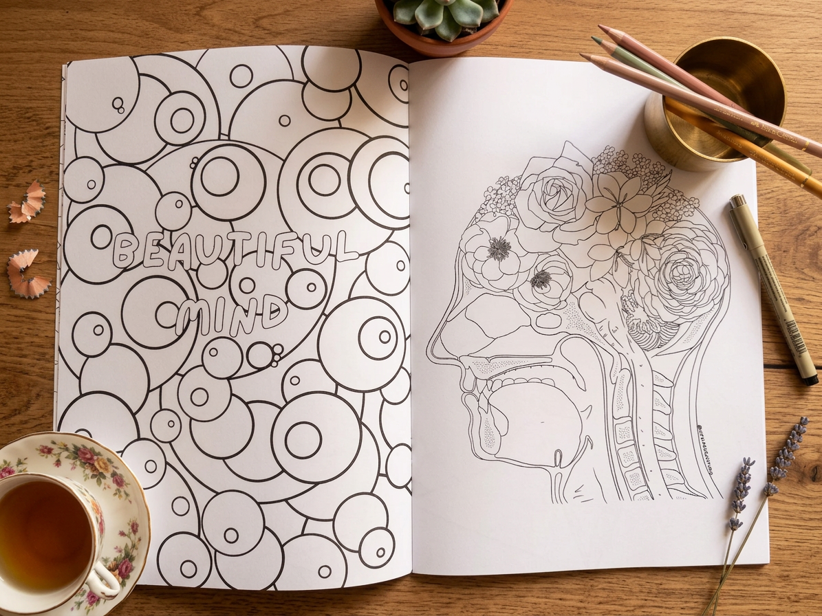 Vital Designs Colouring Book Volume One