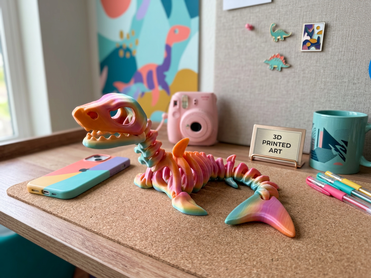 Sensory Wonders Box – 3D Printed Fidget Toy Gift Set with Octopus, Shark & Rainbow Fidgets